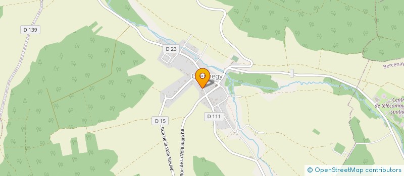 localisation de l'entreprise CARE'OTHE  CHENNEGY