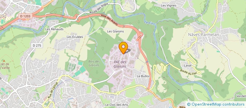 localisation de l'entreprise CARE PROMOTION ARC ALPIN  ANNECY