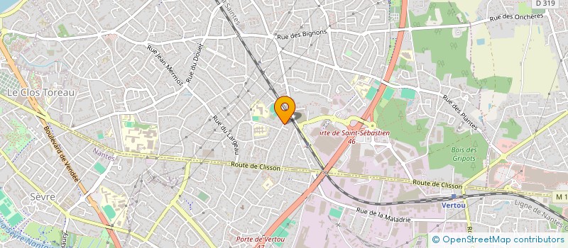 localisation de l'entreprise CARE SERVICES à SAINT-SEBASTIEN-SUR-LOIRE