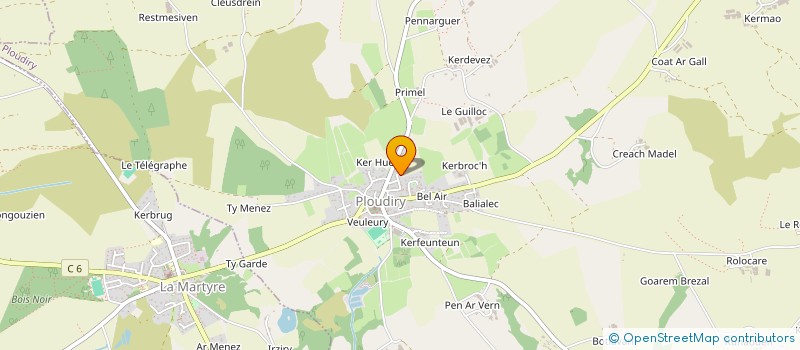 localisation de l'entreprise CARE YOU  PLOUDIRY