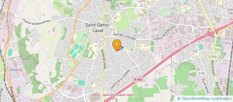 localisation de l'entreprise CARE2025  SAINT-GENIS-LAVAL