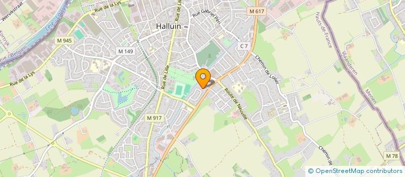 localisation de l'entreprise CARE4VIETNAM  HALLUIN