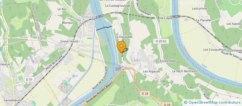 localisation de l'entreprise CAREA  LALINDE