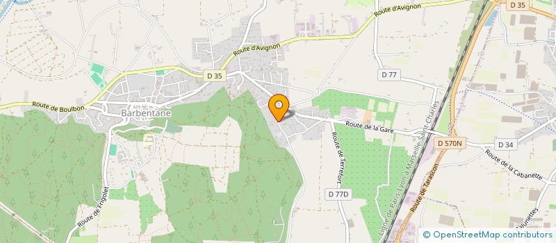 localisation de l'entreprise CAREA  BARBENTANE