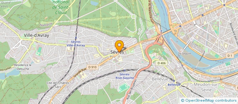 localisation de l'entreprise CAREA CONSEIL à SEVRES
