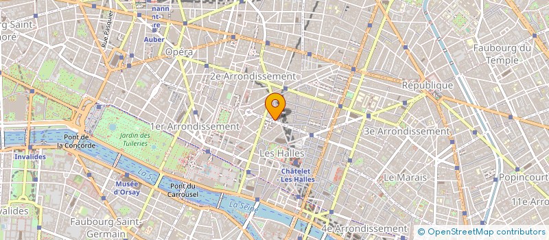 localisation de l'entreprise CAREBEL INVEST  PARIS