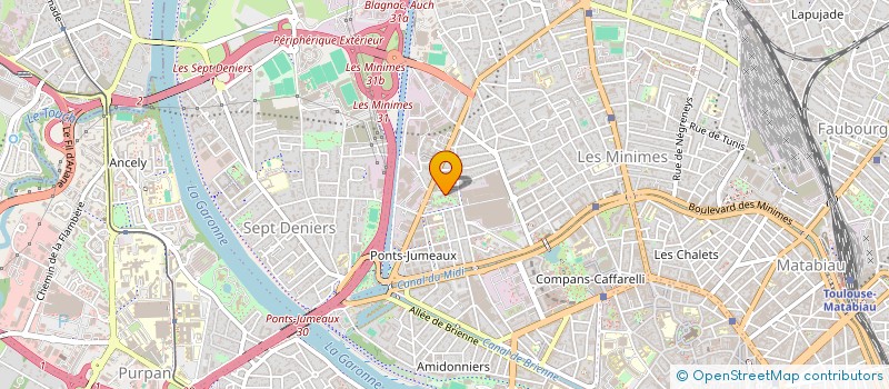 localisation de l'entreprise CARED COMMUNAUTE D'ACTION POUR LES REFUGES EN DETRESSE à TOULOUSE