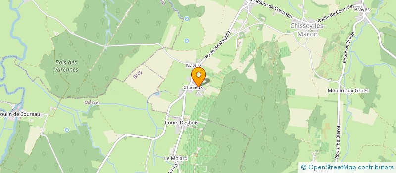 localisation de l'entreprise CAREDA'S  CHISSEY-LES-MACON