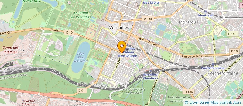 localisation de l'entreprise CAREDAS CONSULTANTS à VERSAILLES