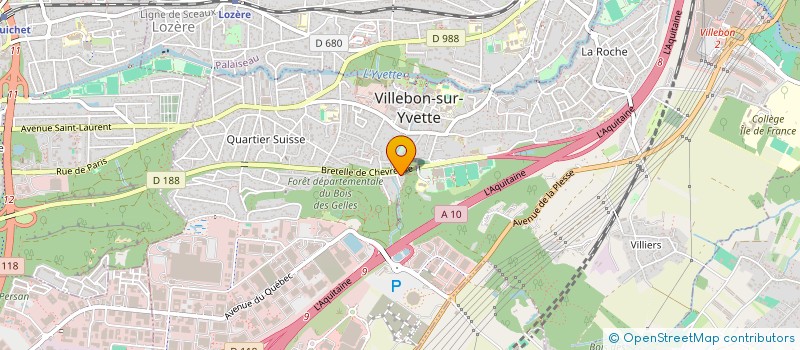 localisation de l'entreprise CAREDDU ALLIANCE IMMOBILIERE à VILLEBON-SUR-YVETTE
