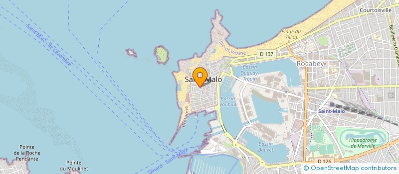 localisation de l'entreprise CAREDEL  SAINT-MELOIR-DES-ONDES