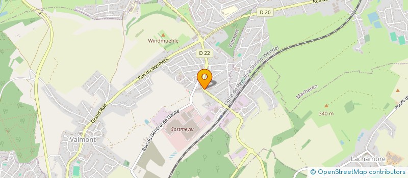 localisation de l'entreprise CAREDIS  VALMONT