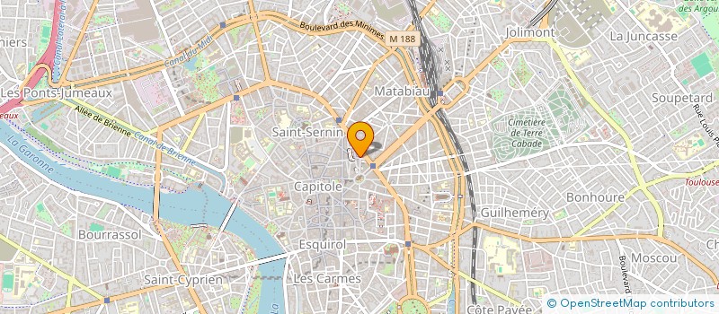 localisation de l'entreprise CAREDIS  TOULOUSE