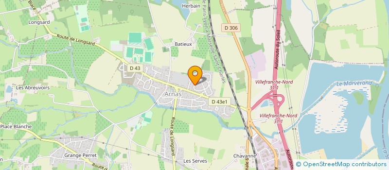 localisation de l'entreprise CAREDO  ARNAS