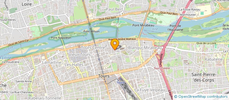 localisation de l'entreprise CAREFI  TOURS