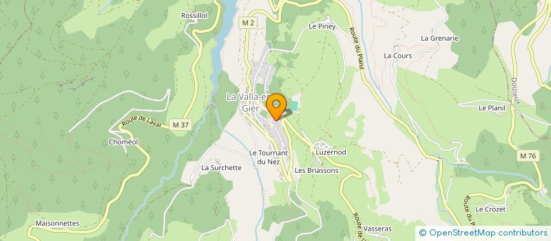 localisation de l'entreprise CAREG  LA VALLA-EN-GIER