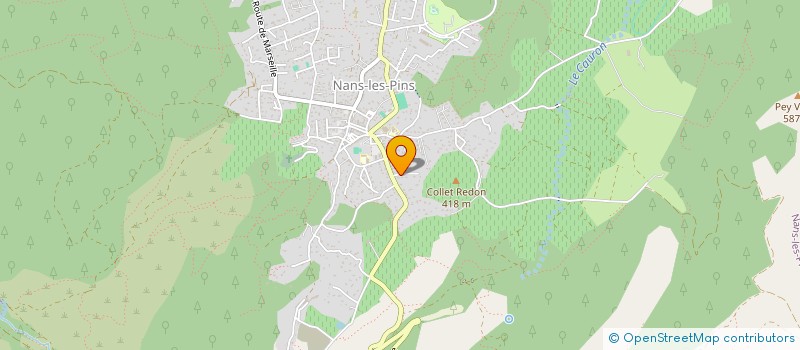 localisation de l'entreprise CAREGHI TERRASSEMENT RECYCLAGE  NANS-LES-PINS