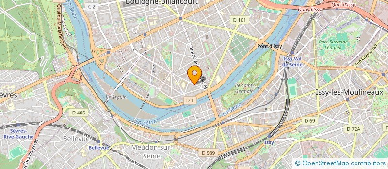 localisation de l'entreprise CAREGIVER à BOULOGNE-BILLANCOURT