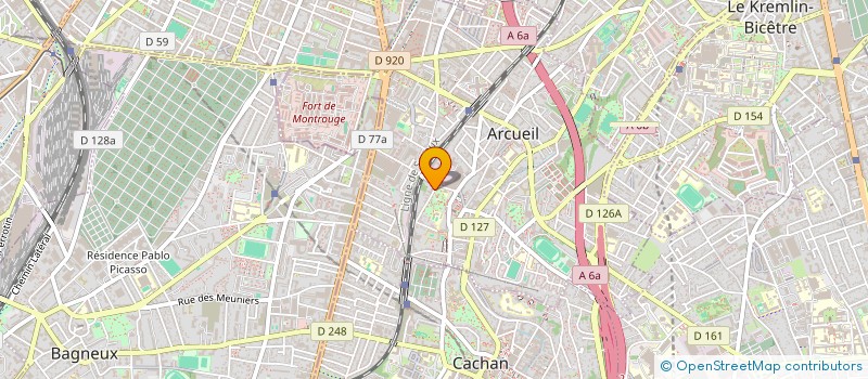 localisation de l'entreprise CAREGO  ARCUEIL