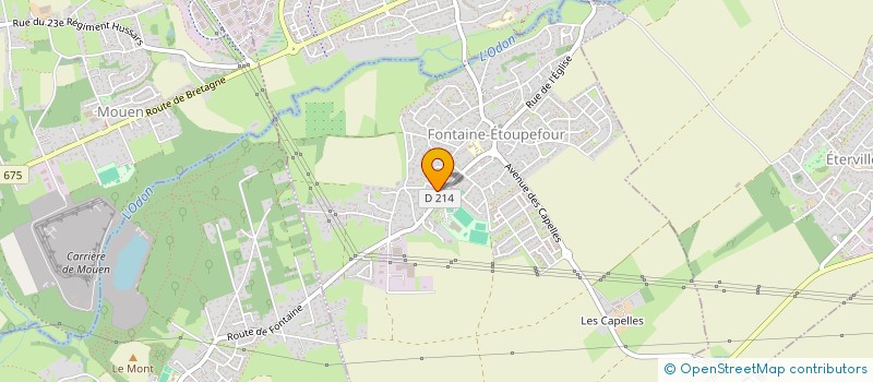 localisation de l'entreprise CAREL  FONTAINE-ETOUPEFOUR