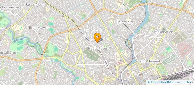 localisation de l'entreprise CAREL VISION à NANTES