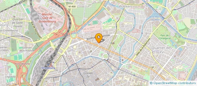 localisation de l'entreprise CARELA SARL à STRASBOURG