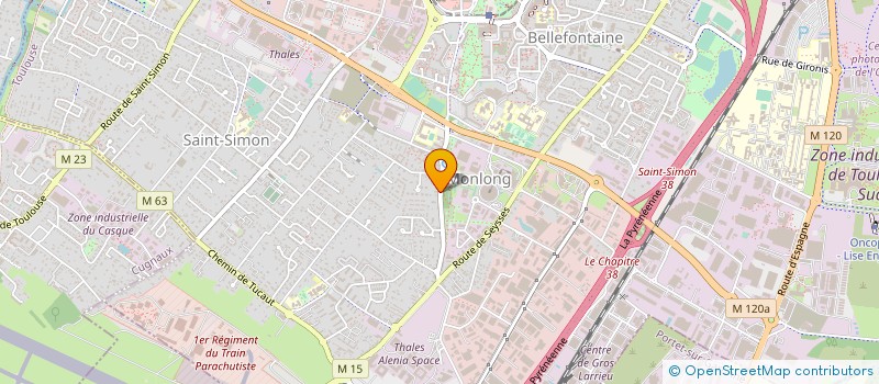 localisation de l'entreprise CARELAB à TOULOUSE