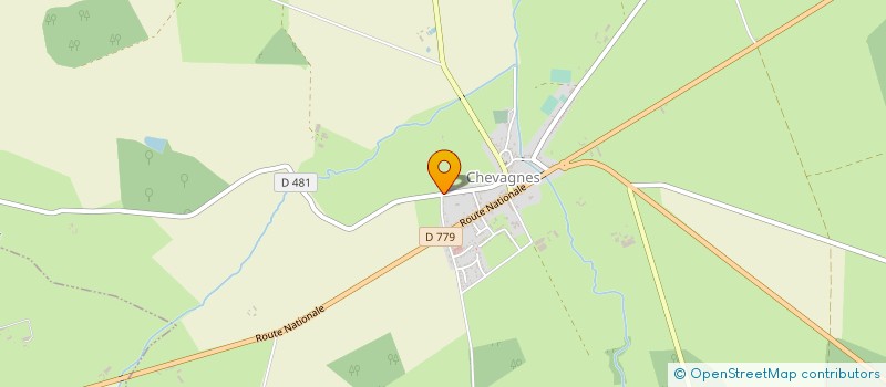 localisation de l'entreprise CARELI  CHEVAGNES