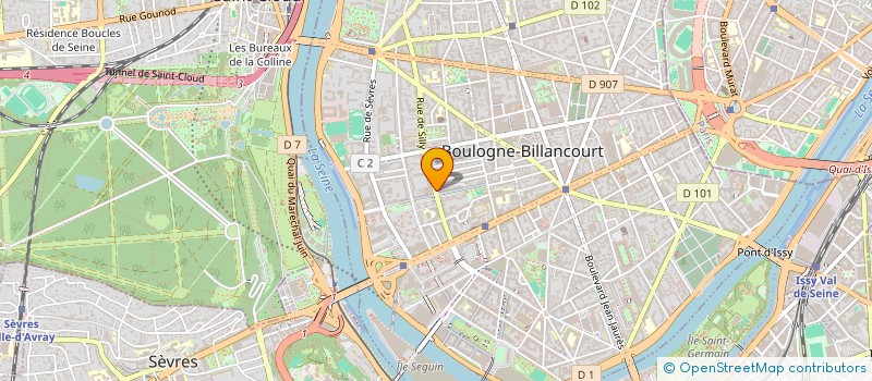 localisation de l'entreprise CARELIA à BOULOGNE-BILLANCOURT