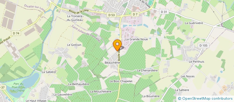 localisation de l'entreprise CARELITE à DIVATTE-SUR-LOIRE
