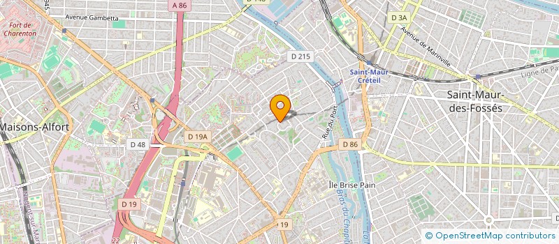 localisation de l'entreprise CARELIUM  CRETEIL