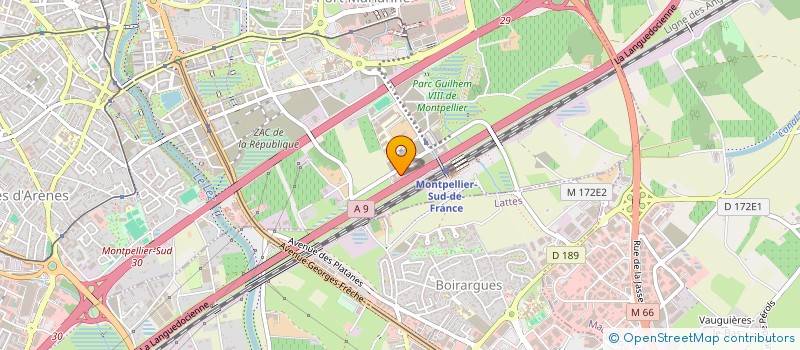 localisation de l'entreprise CARELLI ALLIANCE à MONTPELLIER