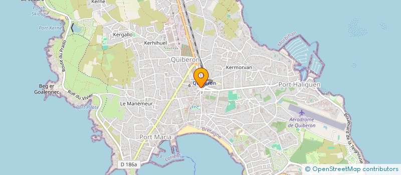 localisation de l'entreprise CAREM  QUIBERON