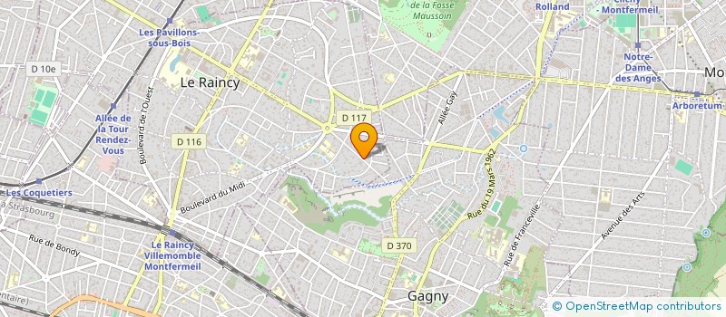localisation de l'entreprise CAREME ET FILS à LE RAINCY