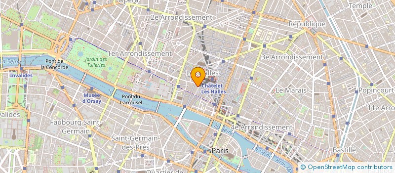 localisation de l'entreprise CAREME PATRICK DEJONC PHILIPPE à PARIS