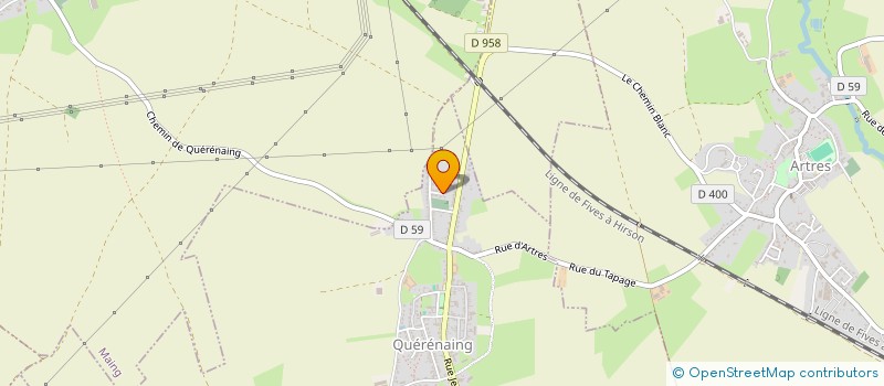 localisation de l'entreprise CAREMI  QUERENAING