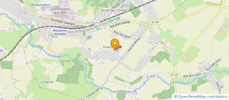 localisation de l'entreprise CAREMI  RINXENT