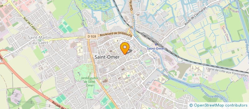 localisation de l'entreprise CAREMY  SAINT-OMER