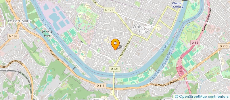 localisation de l'entreprise CAREN  CROISSY-SUR-SEINE