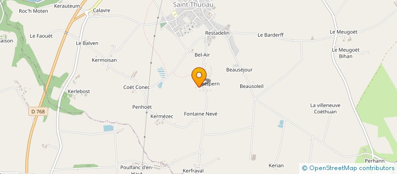 localisation de l'entreprise CARENAMAX  SAINT-THURIAU