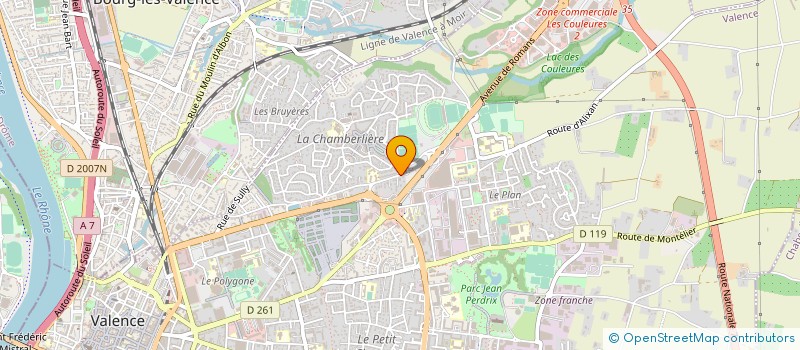 localisation de l'entreprise CARENE CONSTRUCTEURS à VALENCE