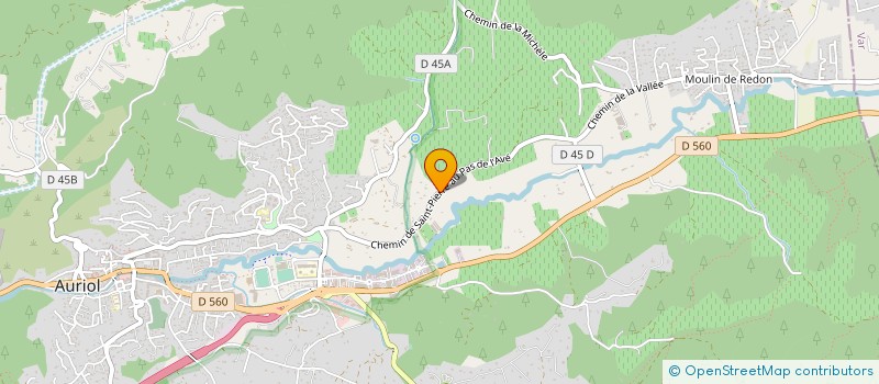 localisation de l'entreprise CARENO TERRASSEMENT  AURIOL