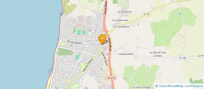 localisation de l'entreprise CARENTOCHEF  SAINT-MICHEL-CHEF-CHEF