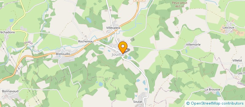 localisation de l'entreprise CARENTON CONTARIN à JOUILLAT