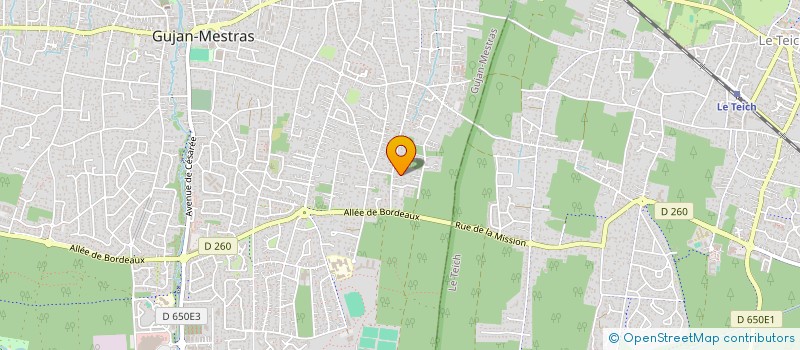 localisation de l'entreprise CARENZO  GUJAN-MESTRAS