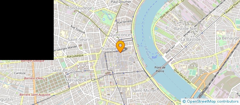 localisation de l'entreprise CAREP à BORDEAUX