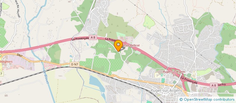 localisation de l'entreprise CAREPOLIS TP  PUGET-SUR-ARGENS