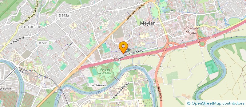 localisation de l'entreprise CAREPOSIT à MEYLAN