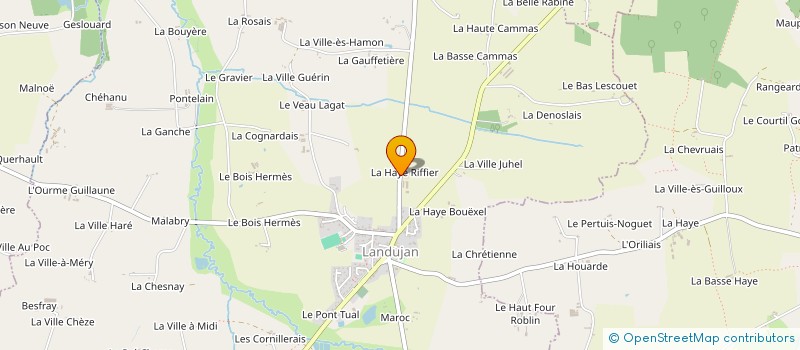 localisation de l'entreprise CARESMEL ET FILS à LANDUJAN