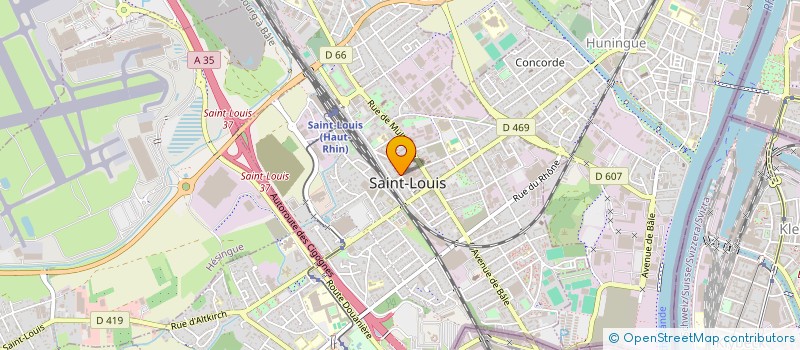 localisation de l'entreprise CARESPHERE à SAINT-LOUIS
